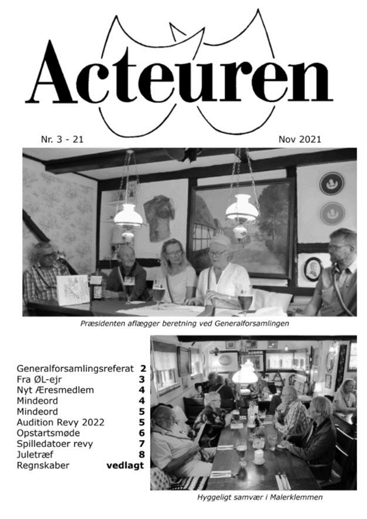 forside fra actueren november 2021