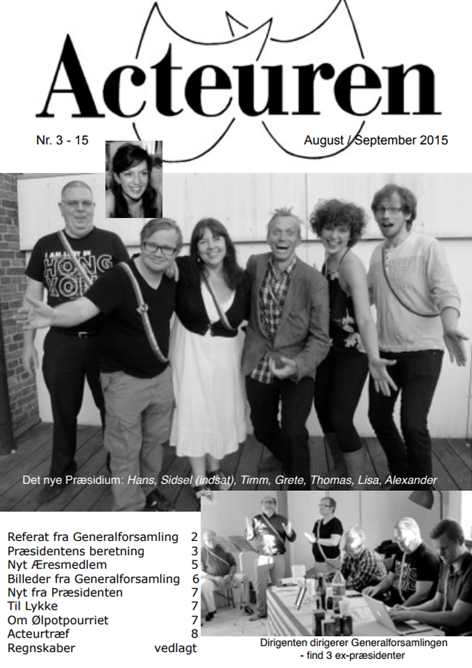 forside fra actueren august 2015