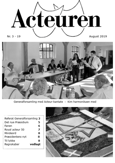 forside fra actueren august 2019