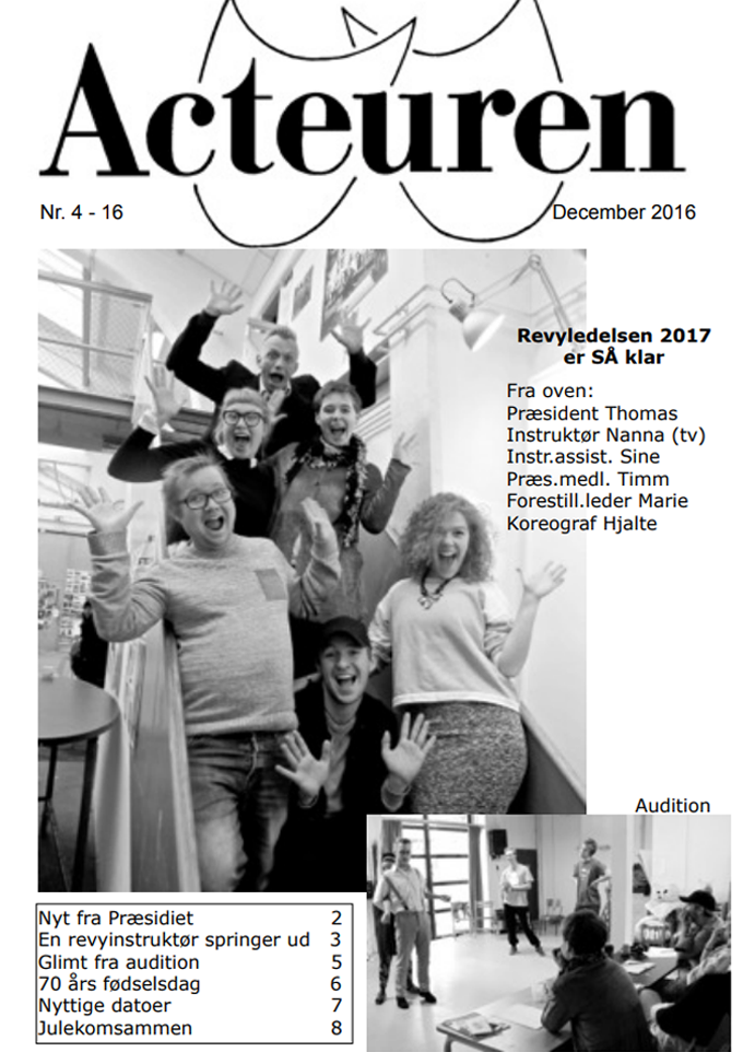 forside fra actueren december 2016