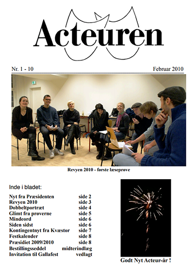 forside fra actueren februar 2010