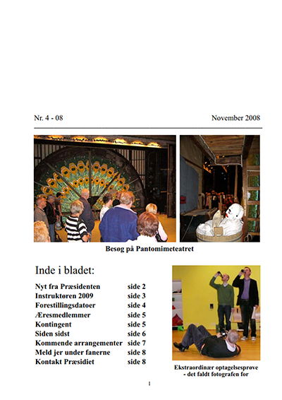 forside fra actueren november 2008