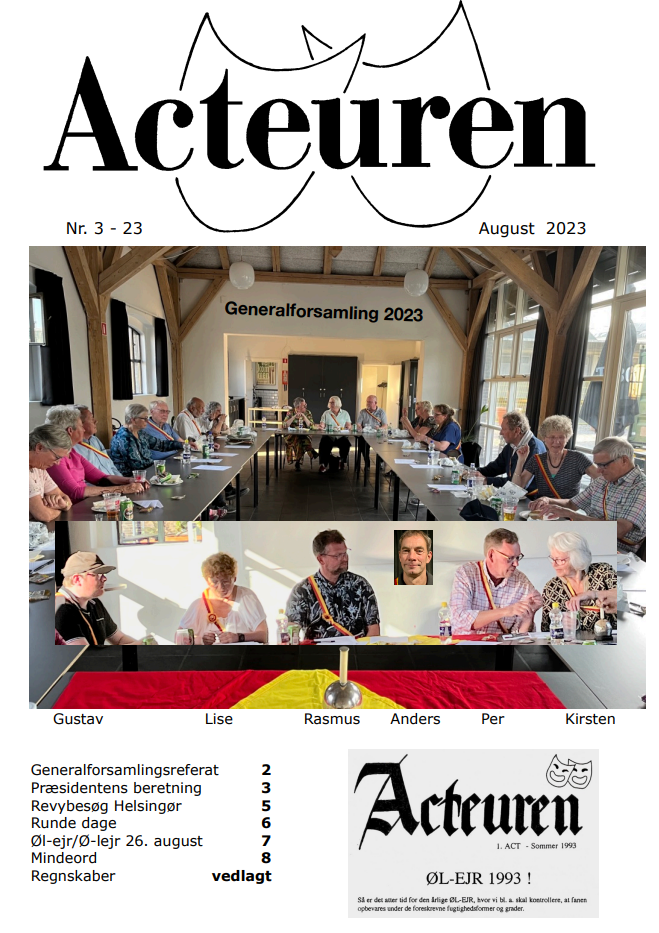 forside fra actueren august 2023